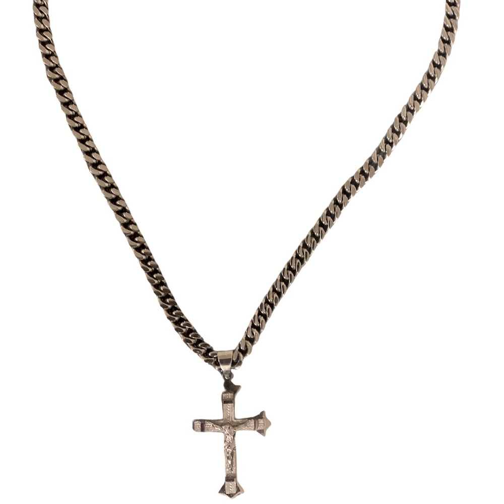 Stainless steal cross necklace